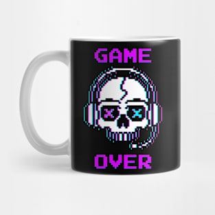 Game Over Skull Mug